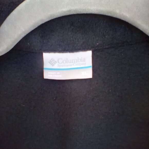 Columbia zip up vest black women's XL - Picture 2 of 4
